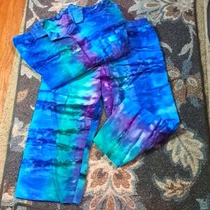 Tye dyed pajamas